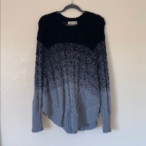 New Michael Kors Heavy Poncho Sweater